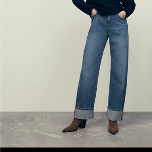 Split Leather heeled cowboy boot